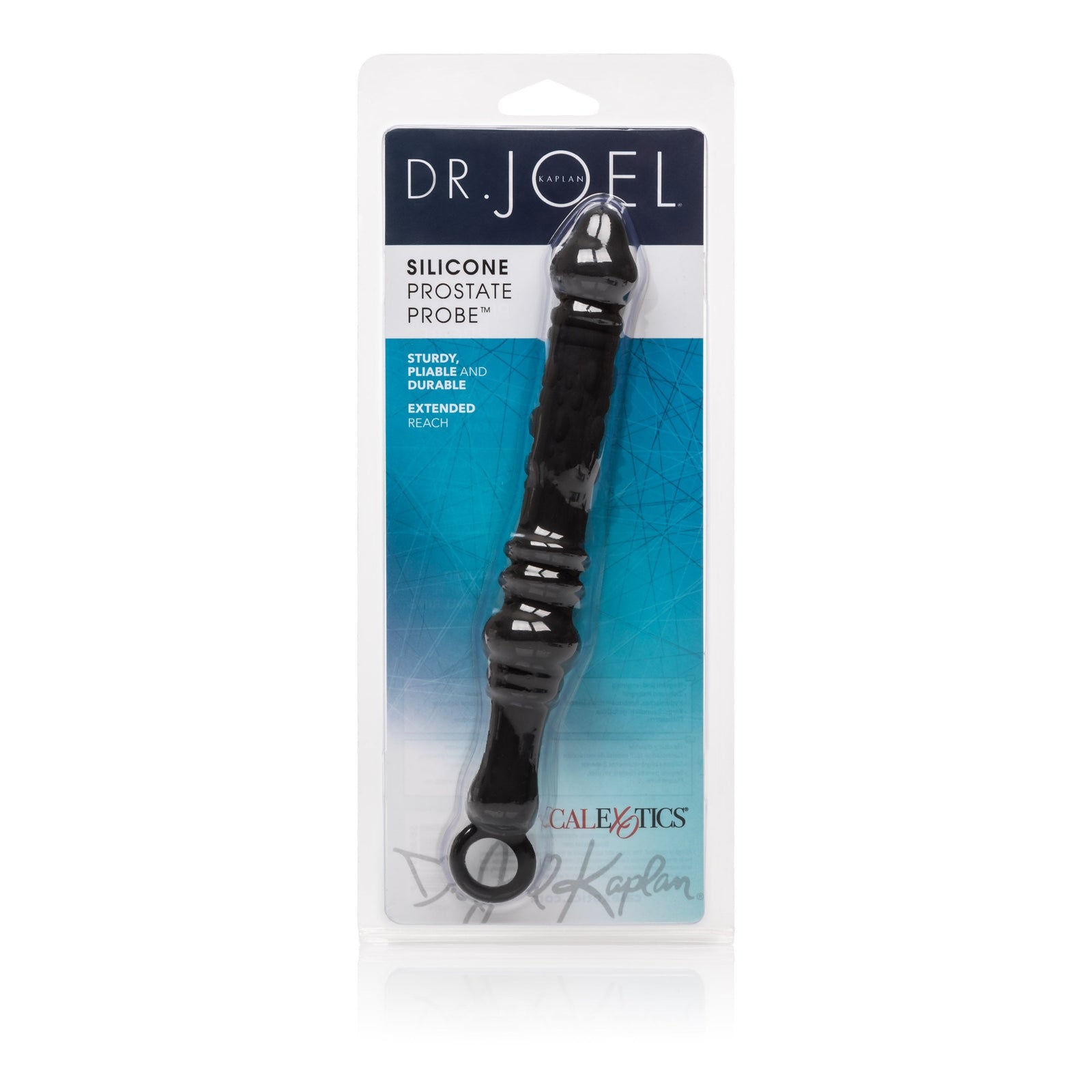 California Exotics - Dr Joel Kaplan Silicone Prostate Probe Massager (Black) Prostate Massager (Non Vibration) Singapore