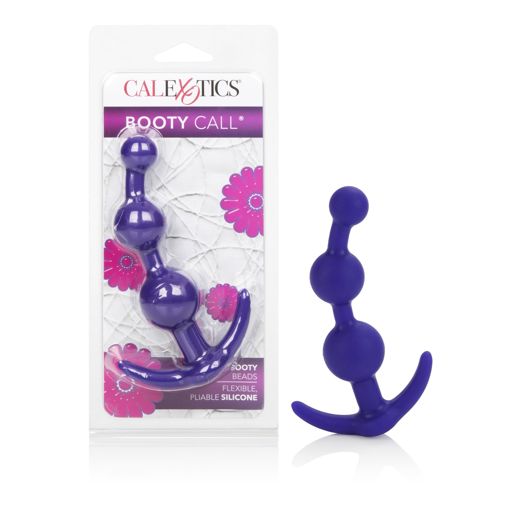 California Exotics - Booty Call Booty Anal Beads (Purple) Anal Beads (Non Vibration) Durio Asia
