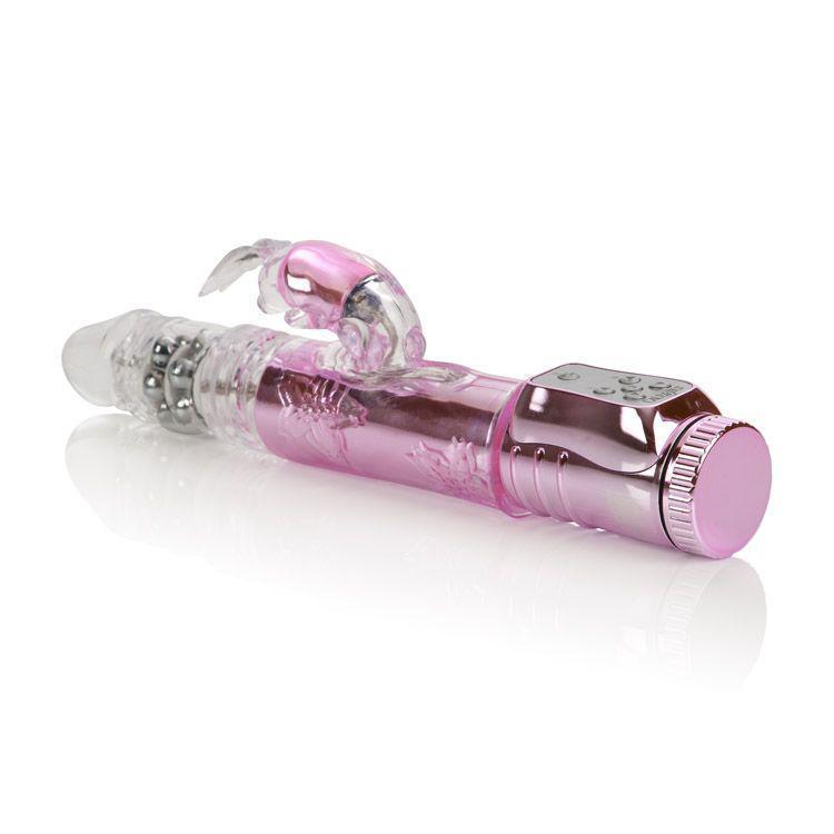 California Exotics - Thrusting Orgasm Jack Rabbit Vibrator (Pink) Rabbit Dildo (Vibration) Non Rechargeable Singapore