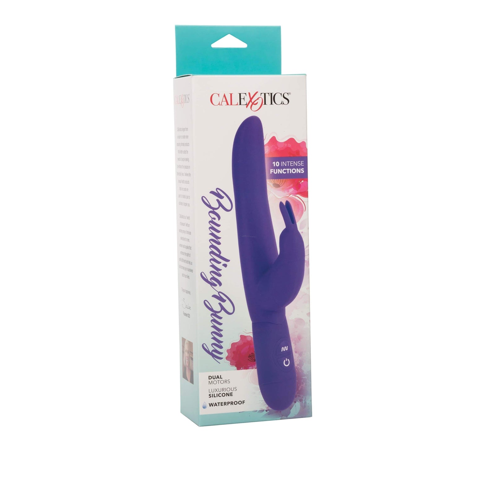 California Exotics - Bounding Bunny Rabbit Vibrator (Purple) Rabbit Dildo (Vibration) Non Rechargeable 716770074300 CherryAffairs