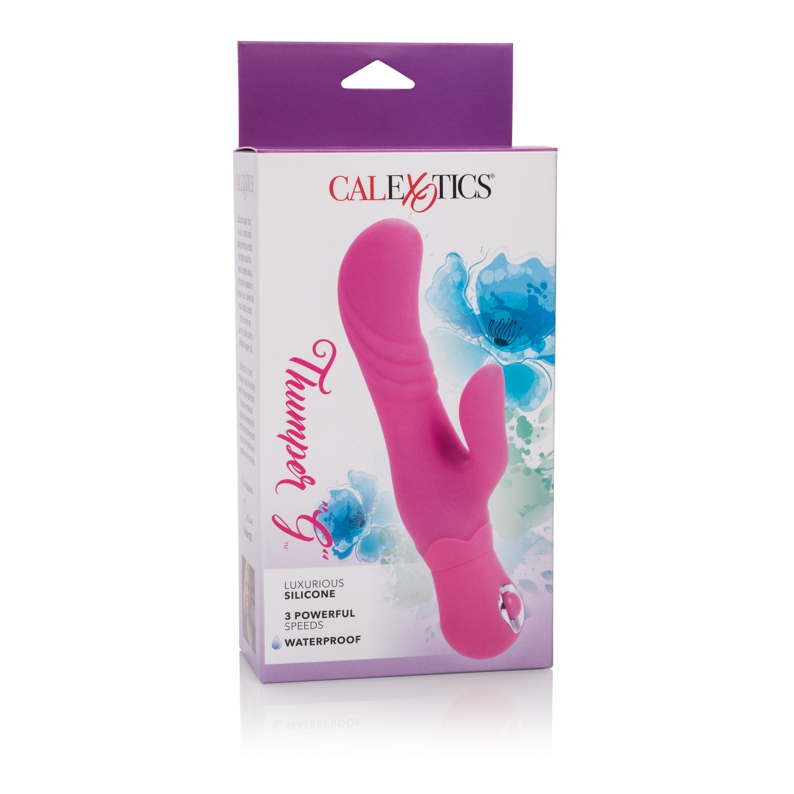 California Exotics - Posh Silicone Thumper G Rabbit Vibrator (Pink) Rabbit Dildo (Vibration) Non Rechargeable Singapore