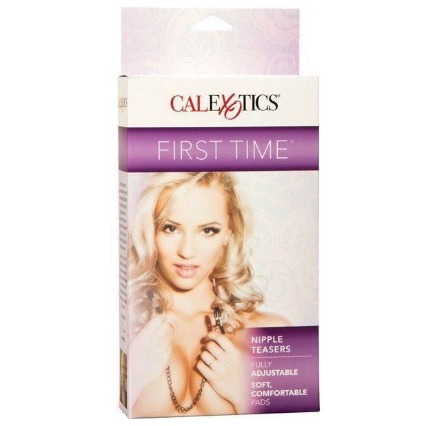 California Exotics - First Time Fetish Nipple Teasers (Silver) Nipple Clamps (Non Vibration) Durio Asia