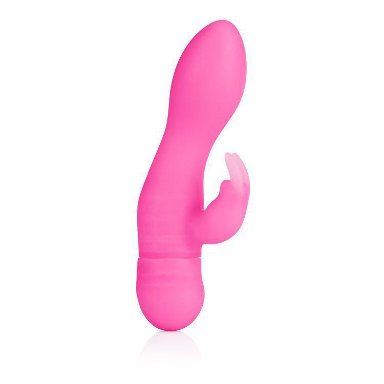 California Exotics - Silicone One Touch Jack Rabbit Vibrator (Pink) Rabbit Dildo (Vibration) Non Rechargeable Singapore