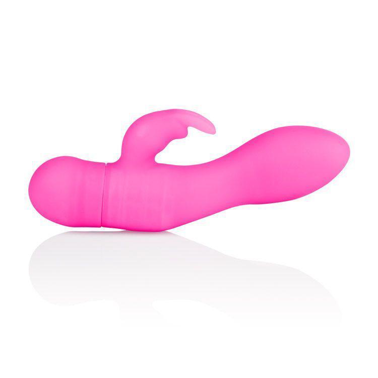 California Exotics - Silicone One Touch Jack Rabbit Vibrator (Pink) Rabbit Dildo (Vibration) Non Rechargeable Singapore