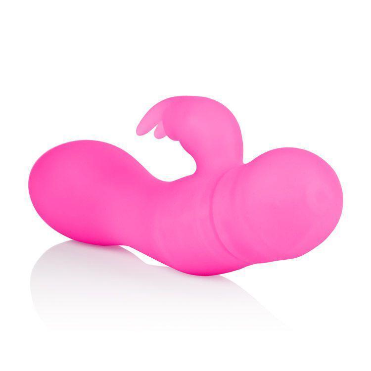 California Exotics - Silicone One Touch Jack Rabbit Vibrator (Pink) Rabbit Dildo (Vibration) Non Rechargeable Singapore