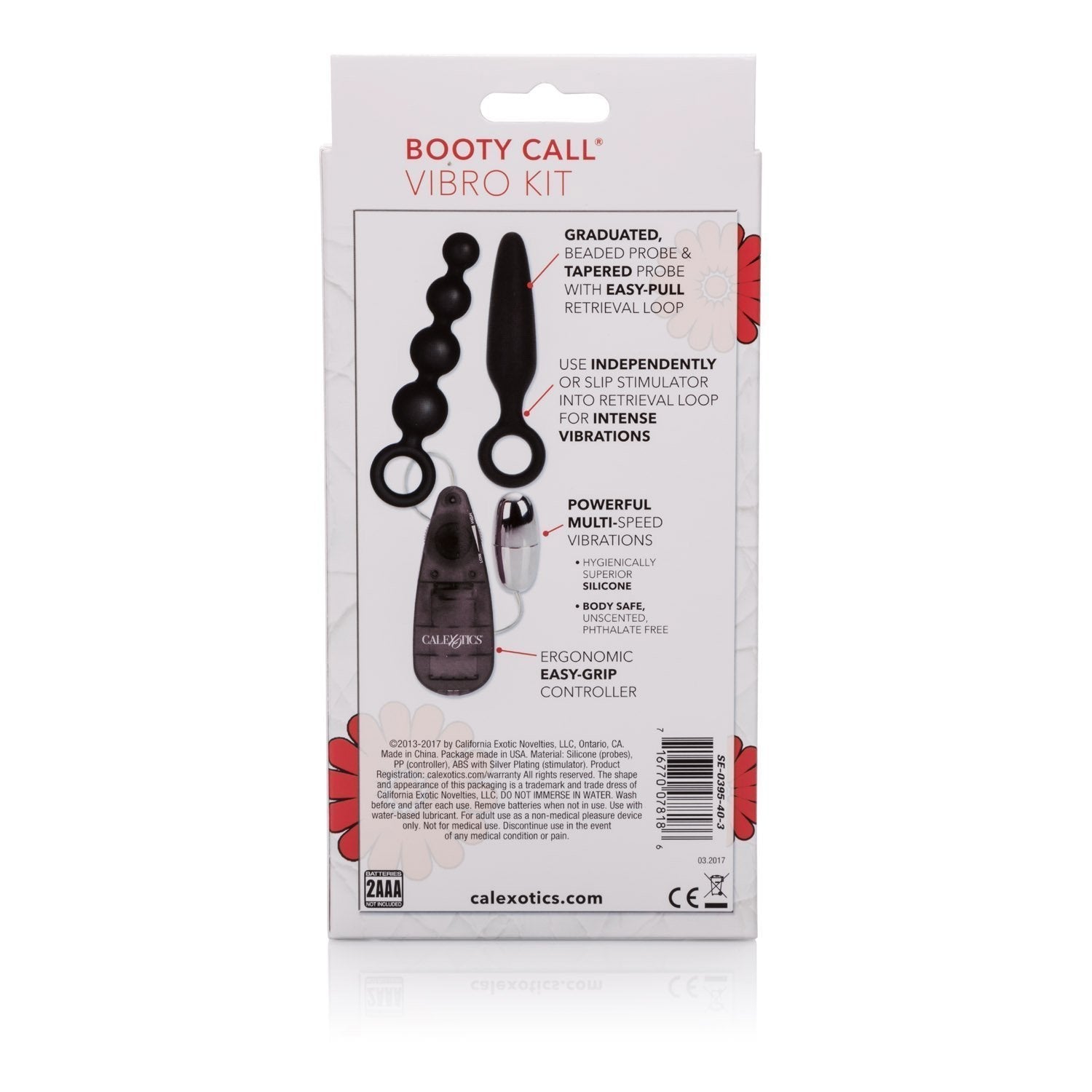 California Exotics - Booty Call Vibro Kit (Black) Anal Plug (Non Vibration) Singapore