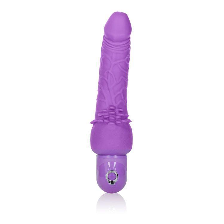 California Exotics - Bendie Stud Cliterrific Vibrator (Purple) G Spot Dildo (Vibration) Non Rechargeable - CherryAffairs Singapore