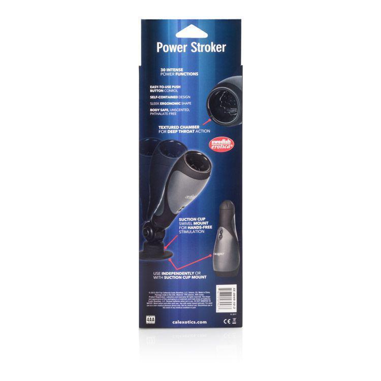 California Exotics - Apollo Power Stroker (Black) Masturbator (Hands Free) Non Rechargeable Singapore