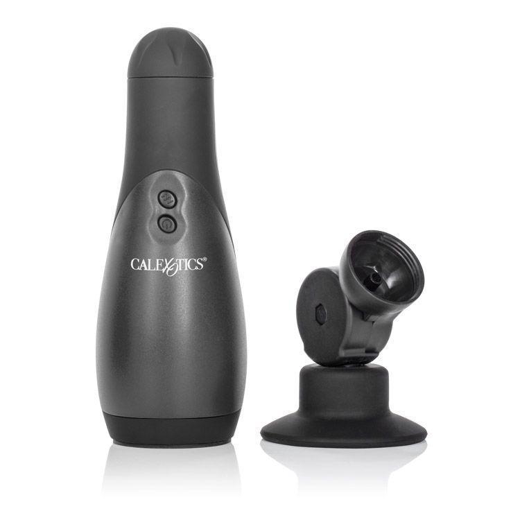 California Exotics - Apollo Power Stroker (Black) Masturbator (Hands Free) Non Rechargeable Durio Asia