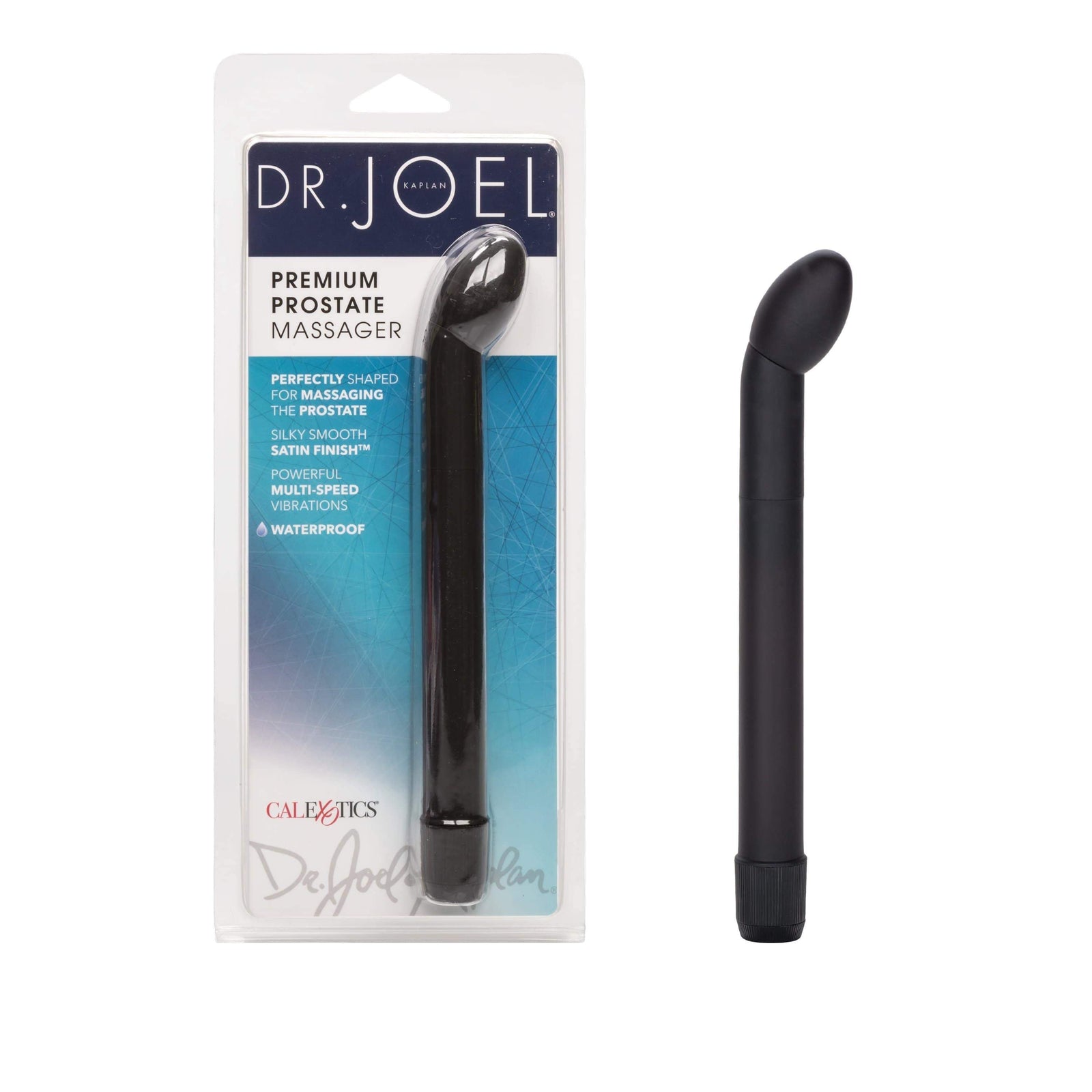 California Exotics - Dr Joel Kaplan Premium Prostate Massager (Black) Prostate Massager (Vibration) Non Rechargeable Durio Asia