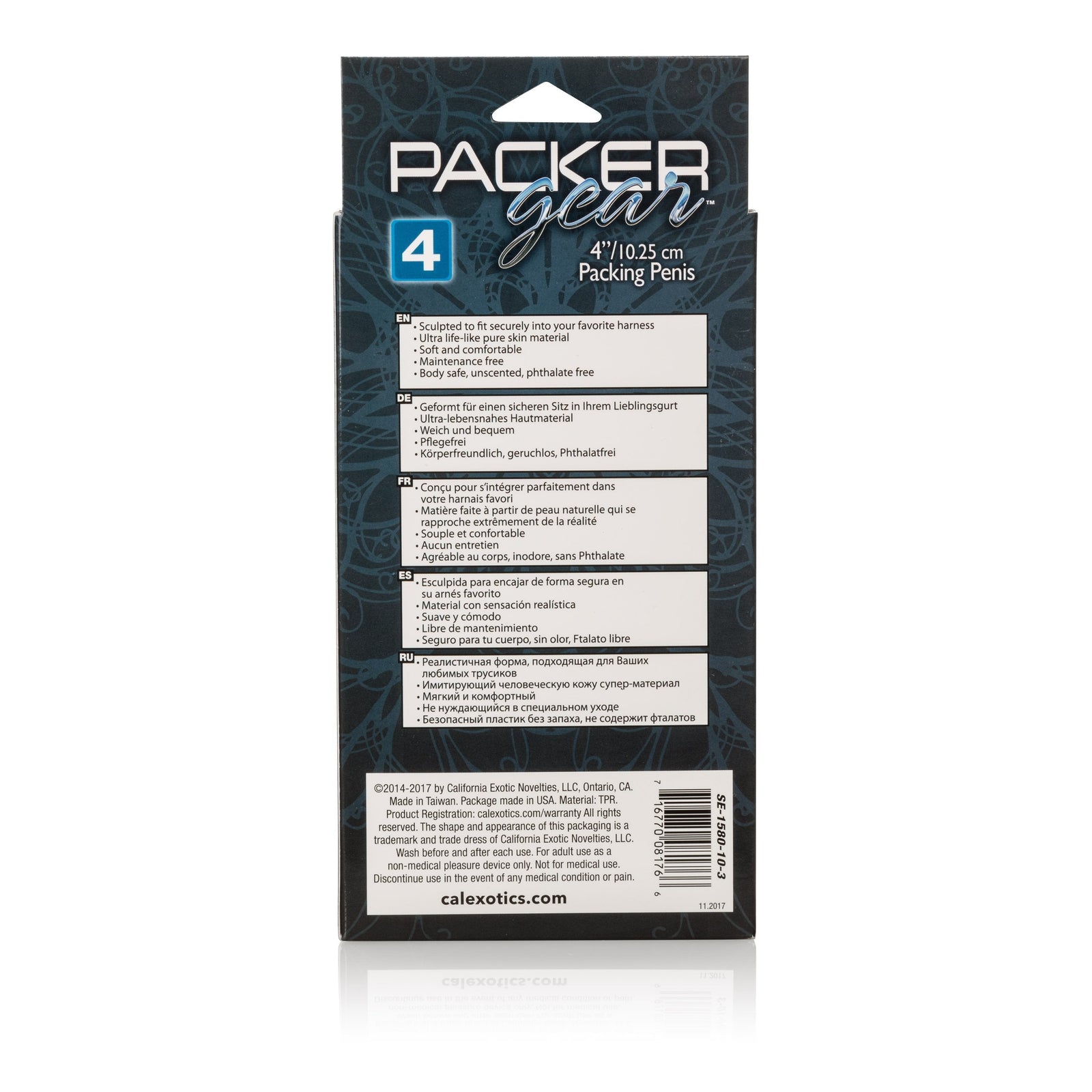 California Exotics - Packer Gear Packing Penis 4" (Brown) Bachelorette Party Novelties Singapore