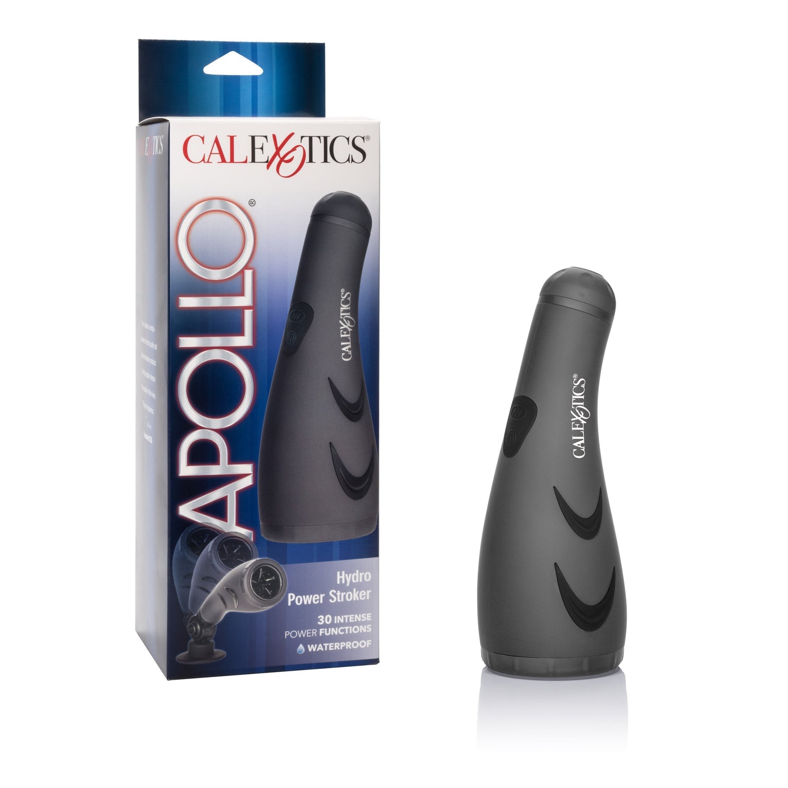 California Exotics - Apollo Hydro Power Stroker Masturbator (Black) Masturbator (Hands Free) Non Rechargeable Durio Asia