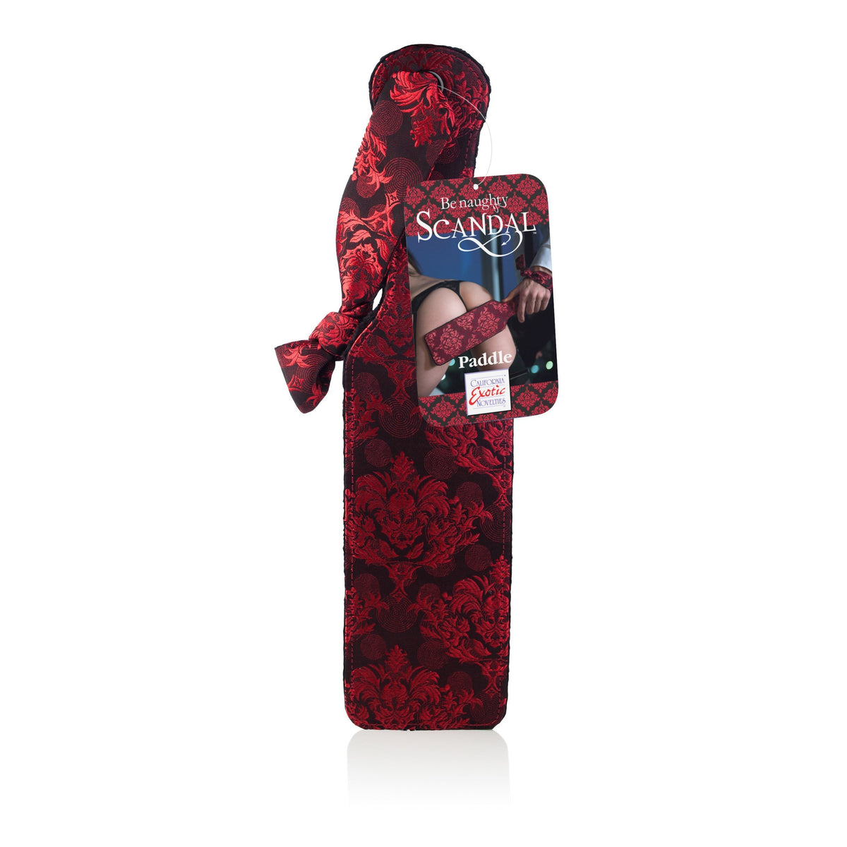 California Exotics - Scandal Paddle with Tag (Red) Paddle