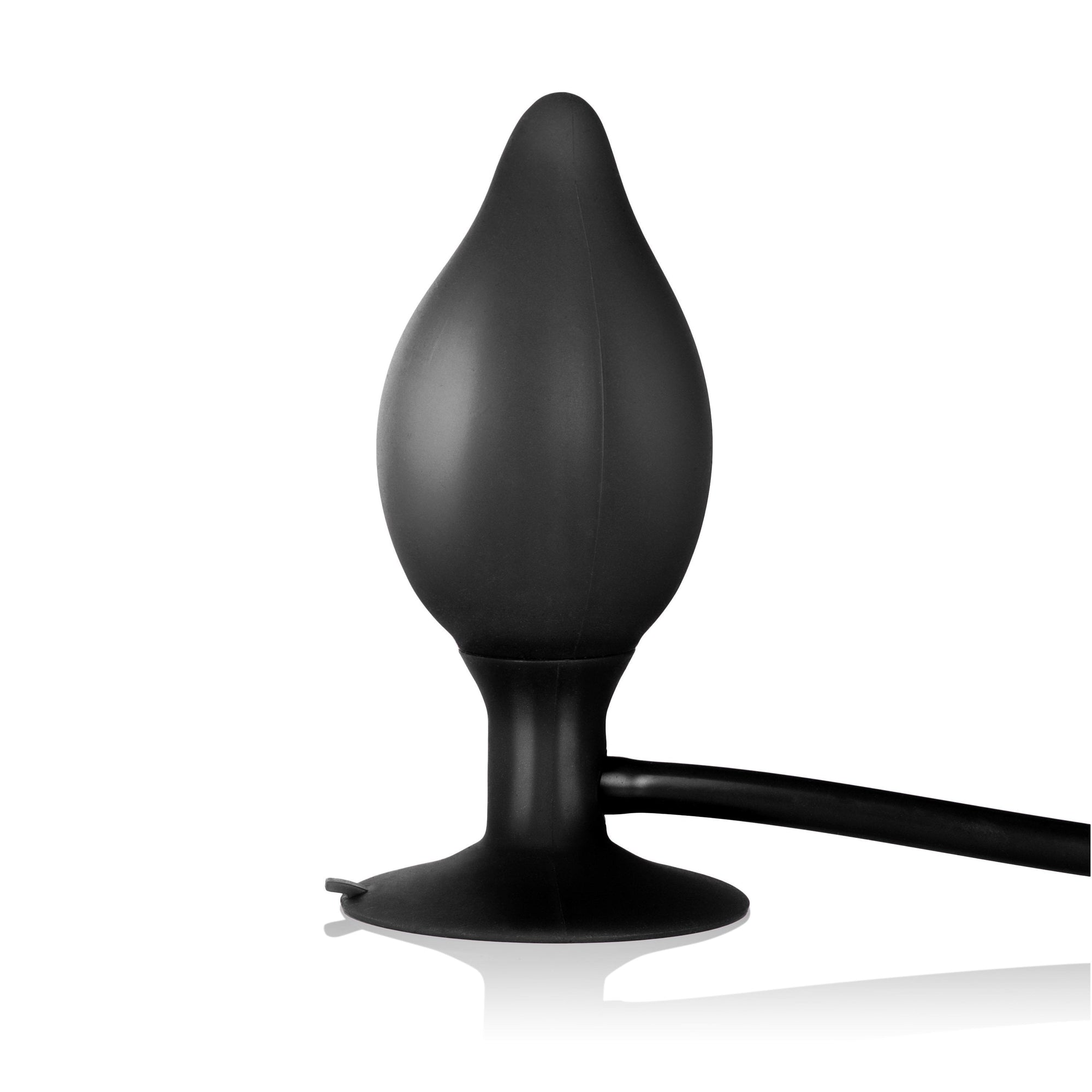 California Exotics - Booty Call Booty Expandable Pumper Medium (Black) - Black - Expandable Anal Plug (Non Vibration)