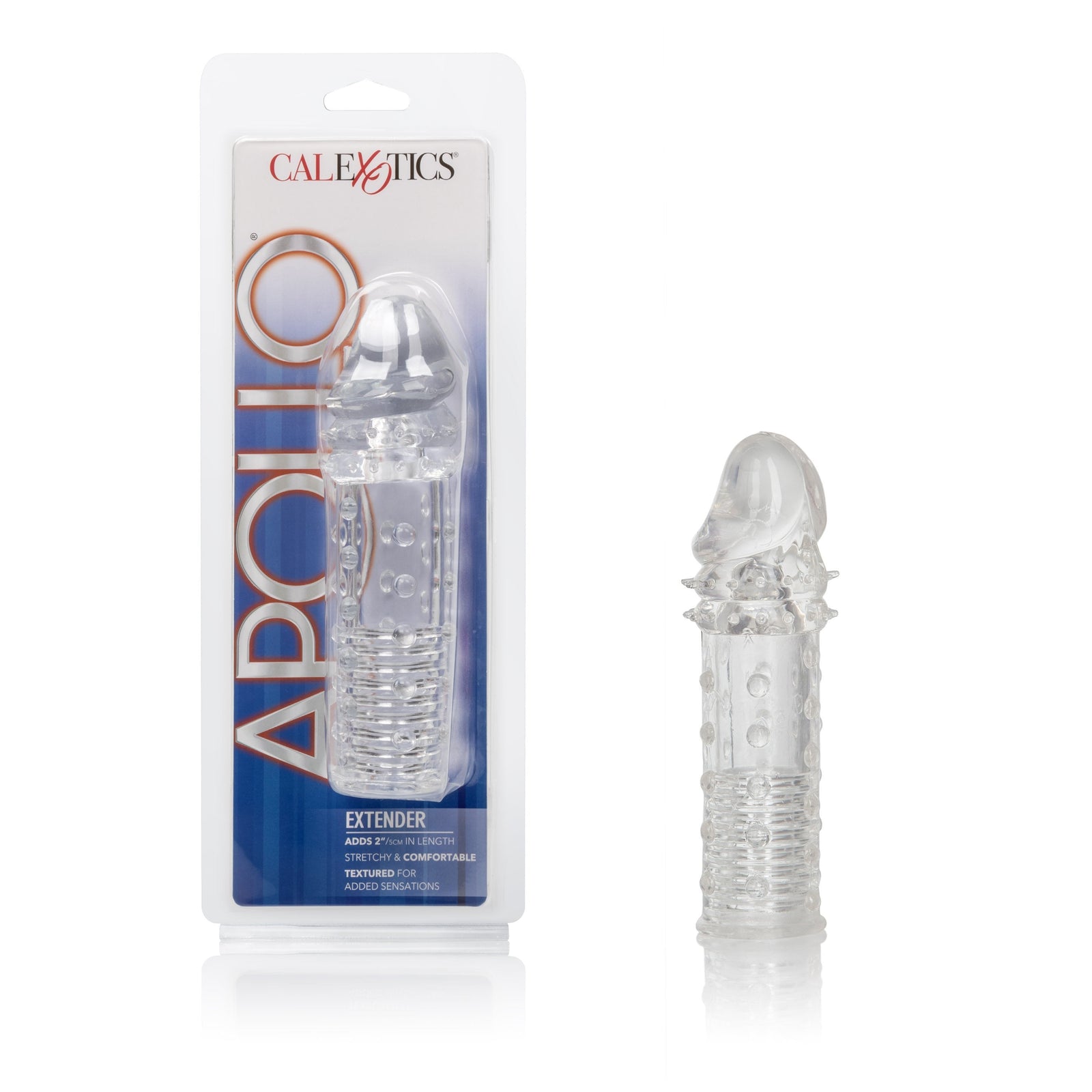 California Exotics - Apollo Penis Extender (Clear) Cock Sleeves (Non Vibration) Durio Asia