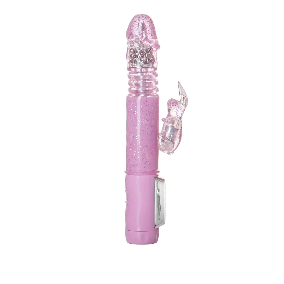 California Exotics - Jack Rabbit Petite Thrusting Jack Rabbit Vibrator (Pink) Rabbit Dildo (Vibration) Non Rechargeable 716770084156 CherryAffairs