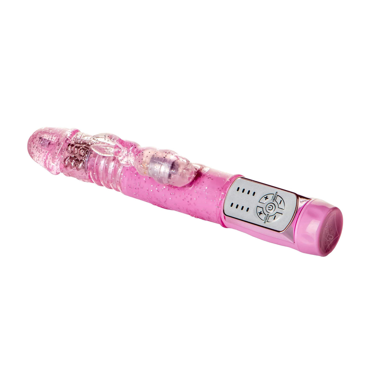 California Exotics - Jack Rabbit Petite Thrusting Jack Rabbit Vibrator (Pink) Rabbit Dildo (Vibration) Non Rechargeable 716770084156 CherryAffairs