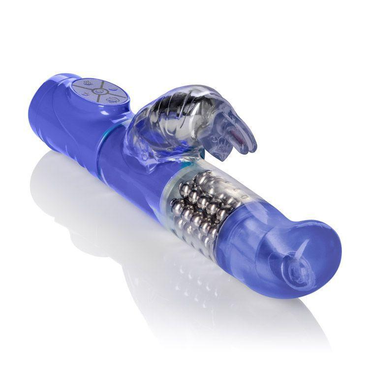 California Exotics - Advanced G Jack Rabbit Vibrator (Blue) Rabbit Dildo (Vibration) Non Rechargeable - CherryAffairs Singapore