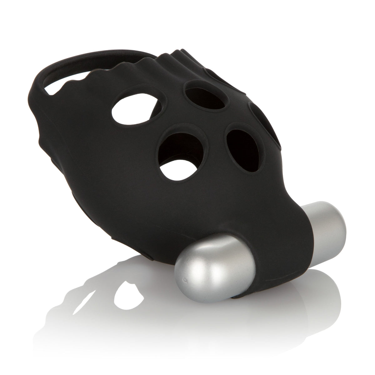 California Exotics - Dr. Joel Kaplan Silicone Scrotum Support (Black) Silicone Cock Ring (Vibration) Non Rechargeable Singapore