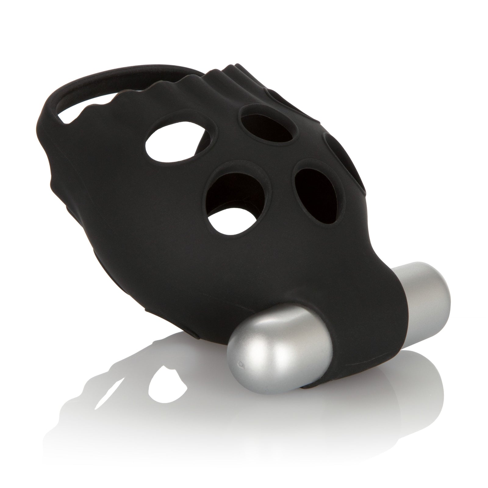 California Exotics - Dr. Joel Kaplan Silicone Scrotum Support (Black) Silicone Cock Ring (Vibration) Non Rechargeable Singapore