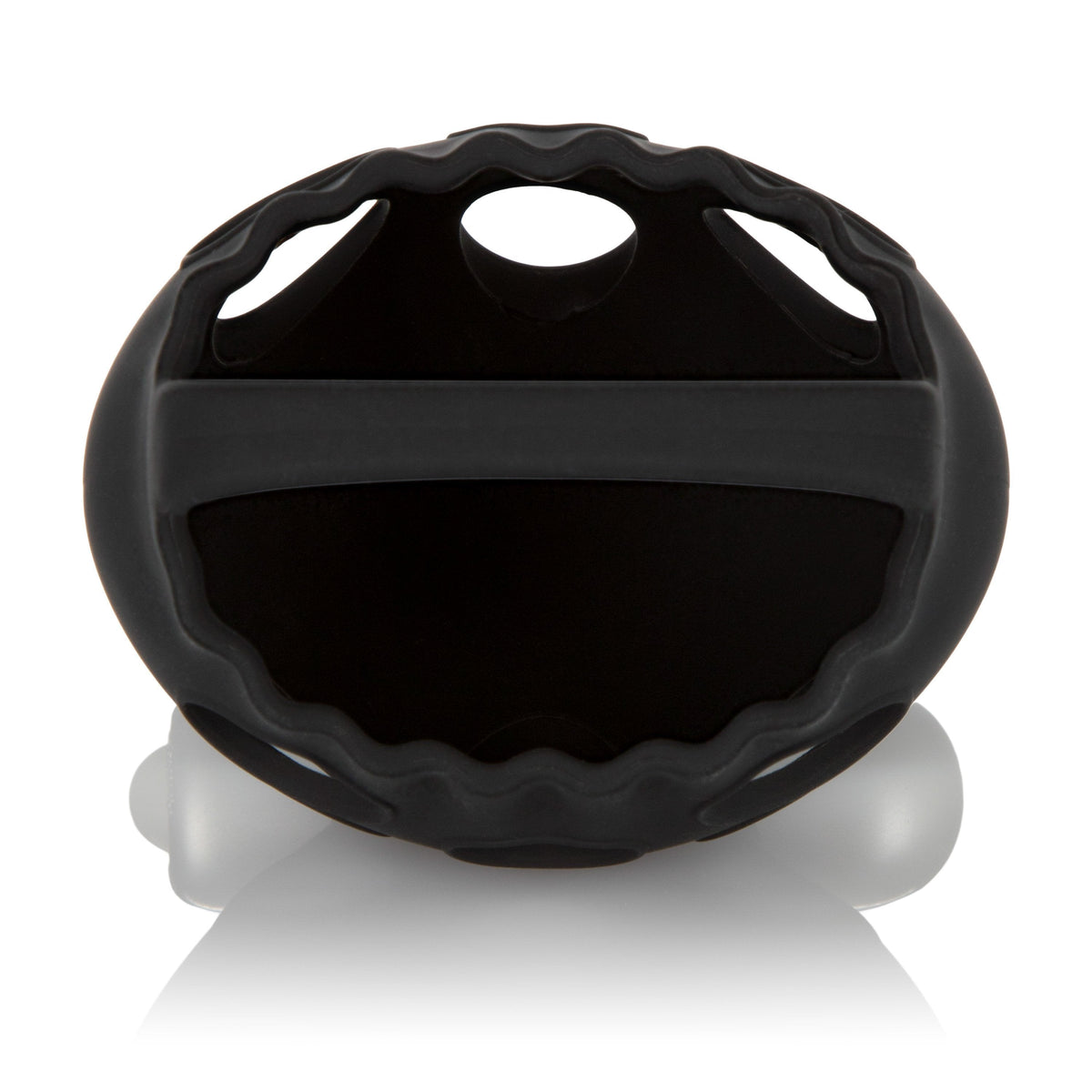 California Exotics - Dr. Joel Kaplan Silicone Scrotum Support (Black) Silicone Cock Ring (Vibration) Non Rechargeable Singapore