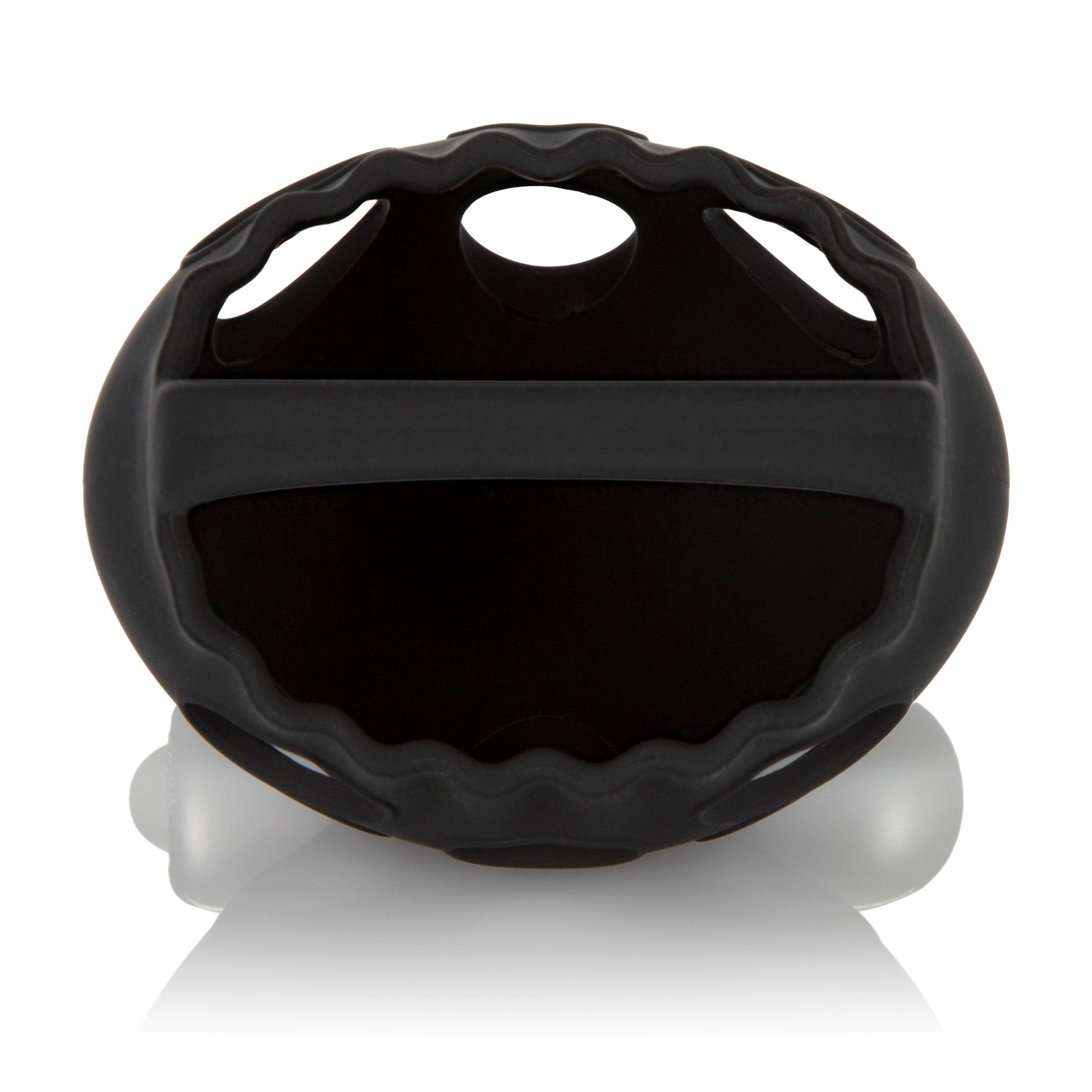 California Exotics - Dr. Joel Kaplan Silicone Scrotum Support (Black) Silicone Cock Ring (Vibration) Non Rechargeable Singapore