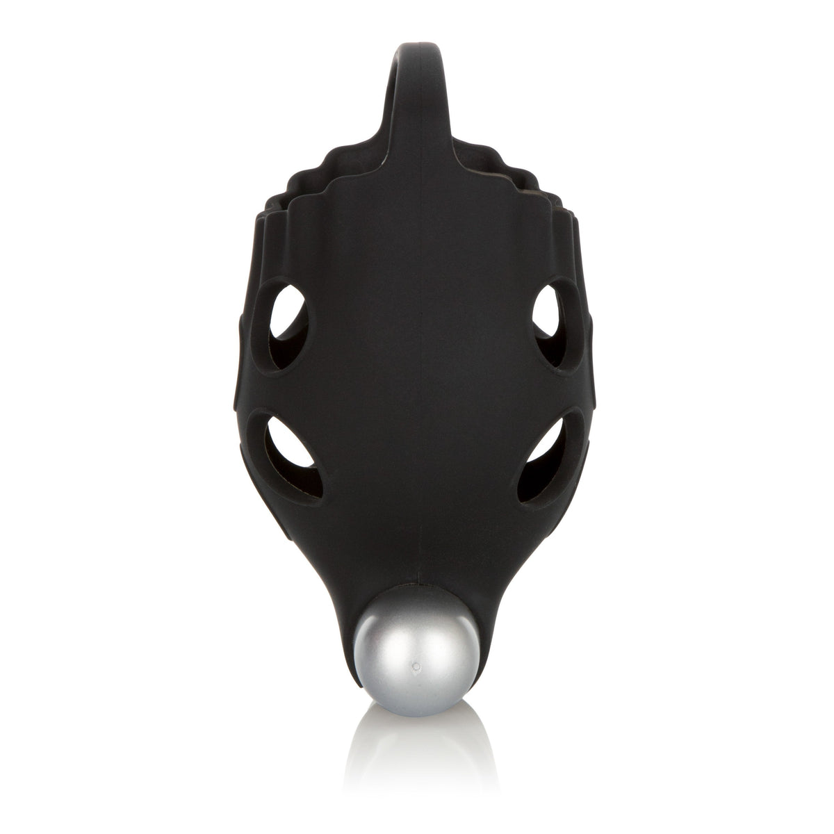 California Exotics - Dr. Joel Kaplan Silicone Scrotum Support (Black) Silicone Cock Ring (Vibration) Non Rechargeable Singapore