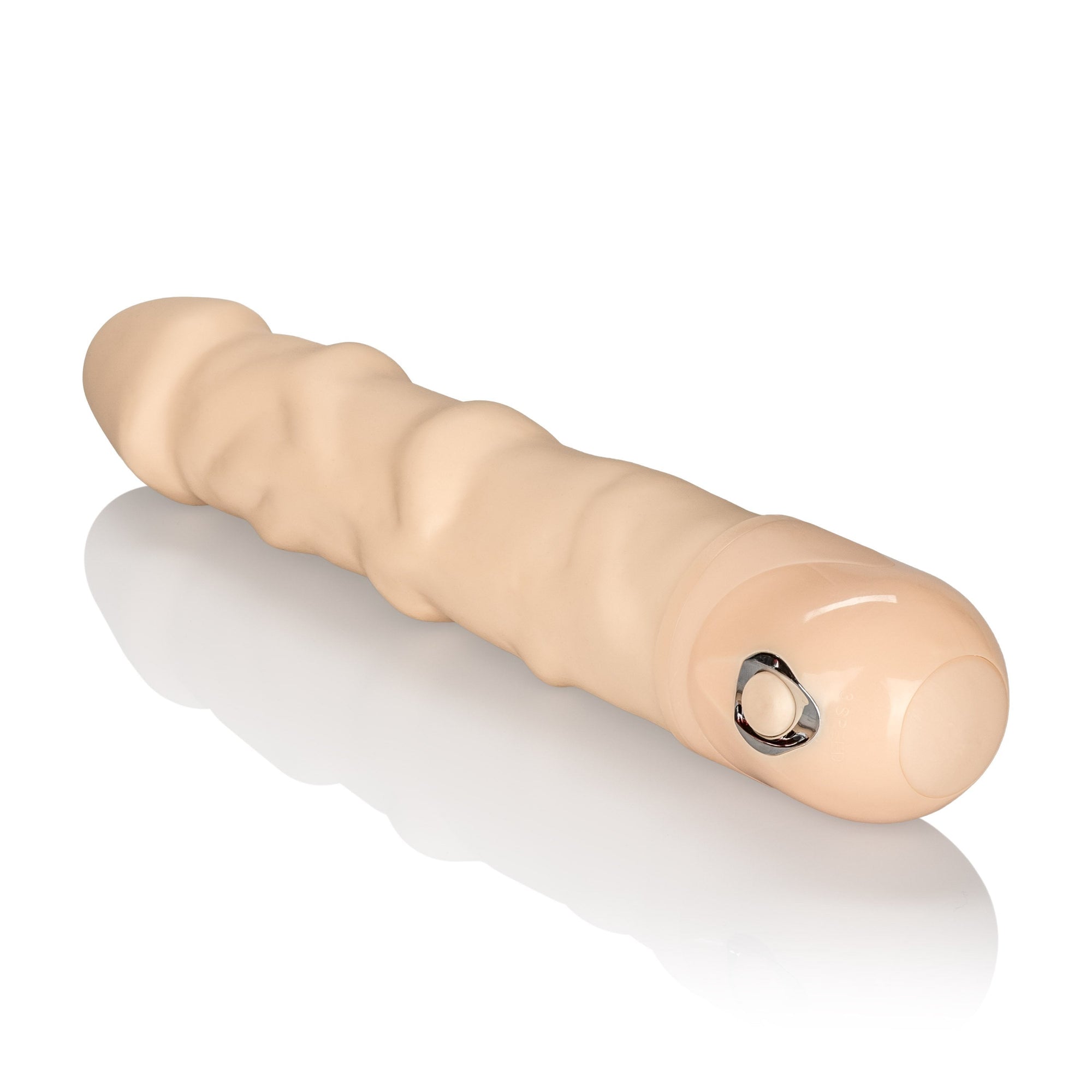 California Exotics - Power Stud Waterproof Rod Dildo Vibrator (Beige) Realistic Dildo w/o suction cup (Vibration) Non Rechargeable Singapore