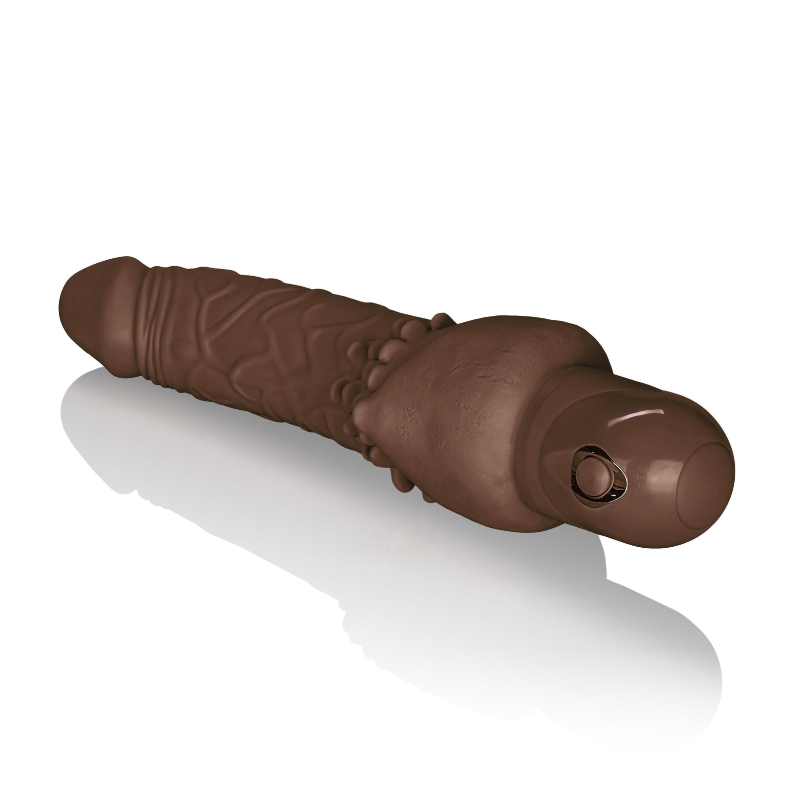 California Exotics - Power Stud Cliterrific Vibrator (Brown) Realistic Dildo w/o suction cup (Vibration) Non Rechargeable Singapore