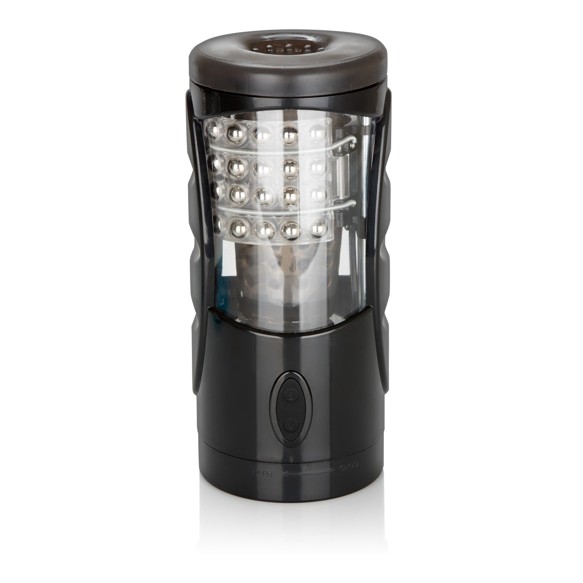 California Exotics - Optimum Power Ultimate Power Stroker Beaded Masturbator (Black) Masturbator (Hands Free) Non Rechargeable Singapore