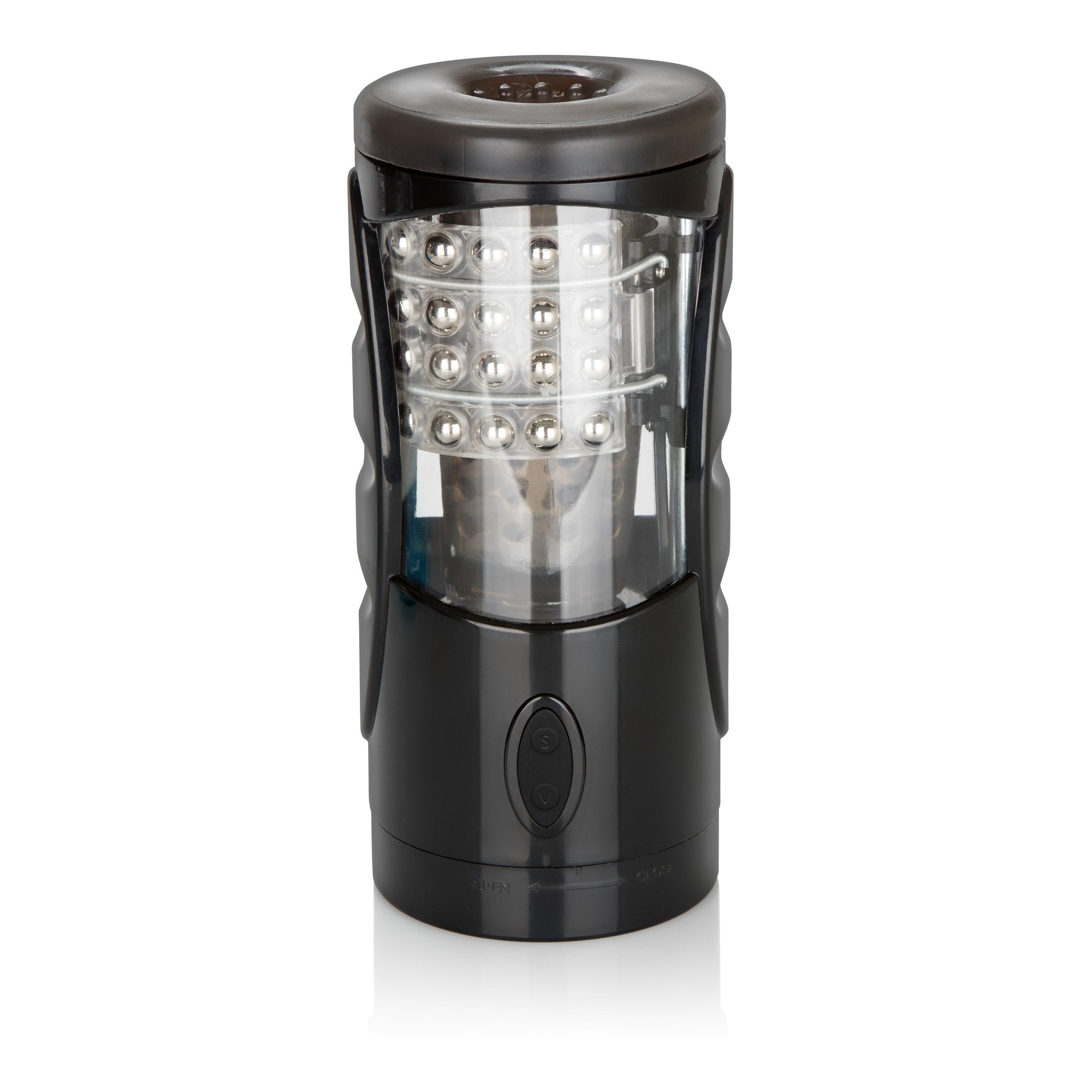 California Exotics - Optimum Power Ultimate Power Stroker Beaded Masturbator (Black) Masturbator (Hands Free) Non Rechargeable Singapore