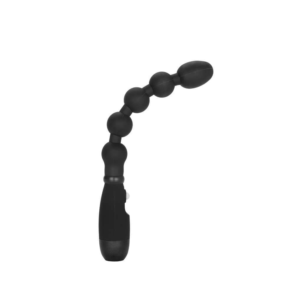 California Exotics - Booty Call Booty Bender Vibrating Anal Beads (Black) Anal Beads (Vibration) Non Rechargeable 716770086341 CherryAffairs