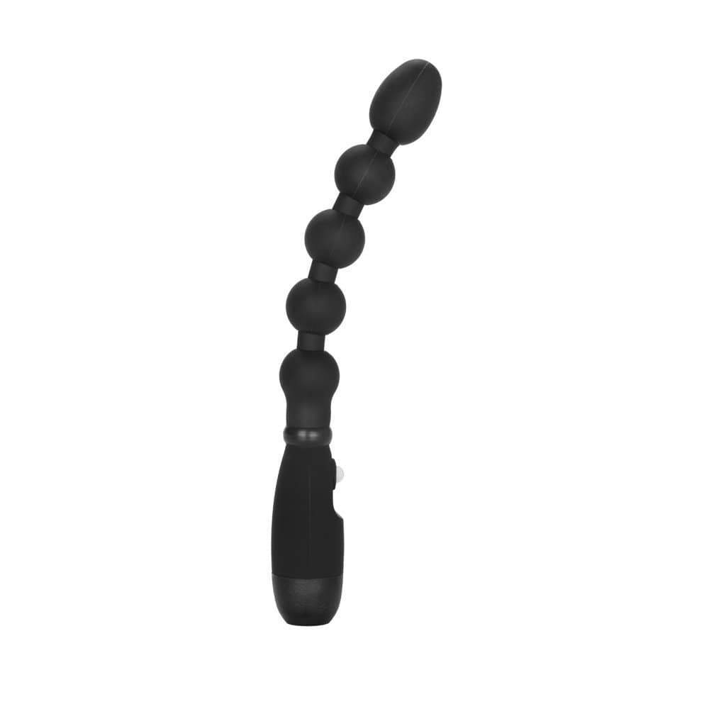 California Exotics - Booty Call Booty Bender Vibrating Anal Beads (Black) Anal Beads (Vibration) Non Rechargeable 716770086341 CherryAffairs