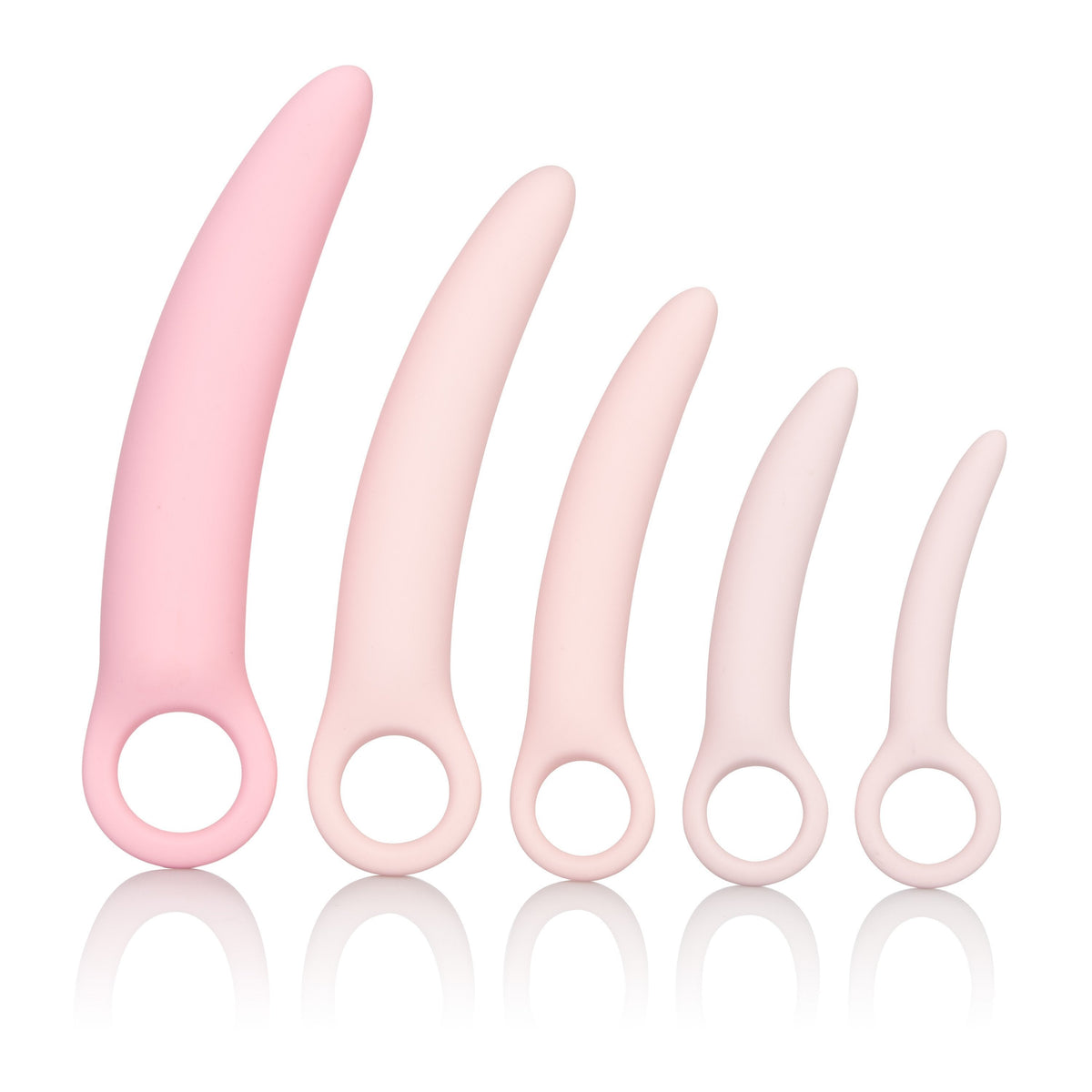 California Exotics - Inspire Silicone Dilator 5 Piece Set (Pink) Non Realistic Dildo w/o suction cup (Vibration) Non Rechargeable Singapore