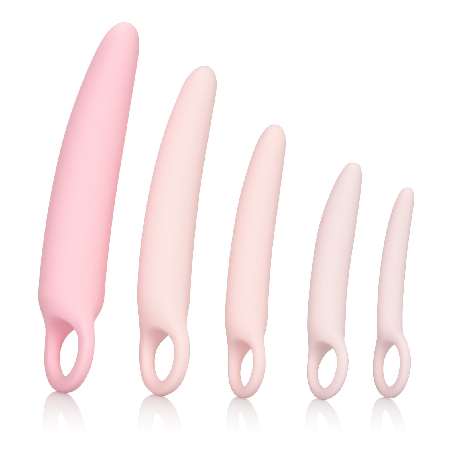 California Exotics - Inspire Silicone Dilator 5 Piece Set (Pink) Non Realistic Dildo w/o suction cup (Vibration) Non Rechargeable Singapore