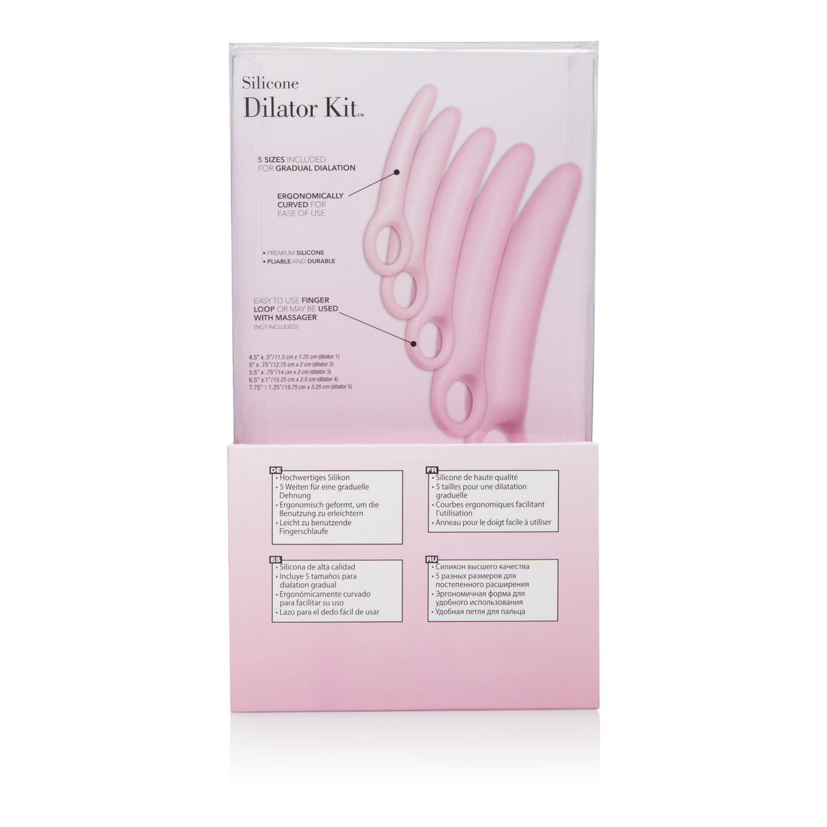 California Exotics - Inspire Silicone Dilator 5 Piece Set (Pink) Non Realistic Dildo w/o suction cup (Vibration) Non Rechargeable Singapore