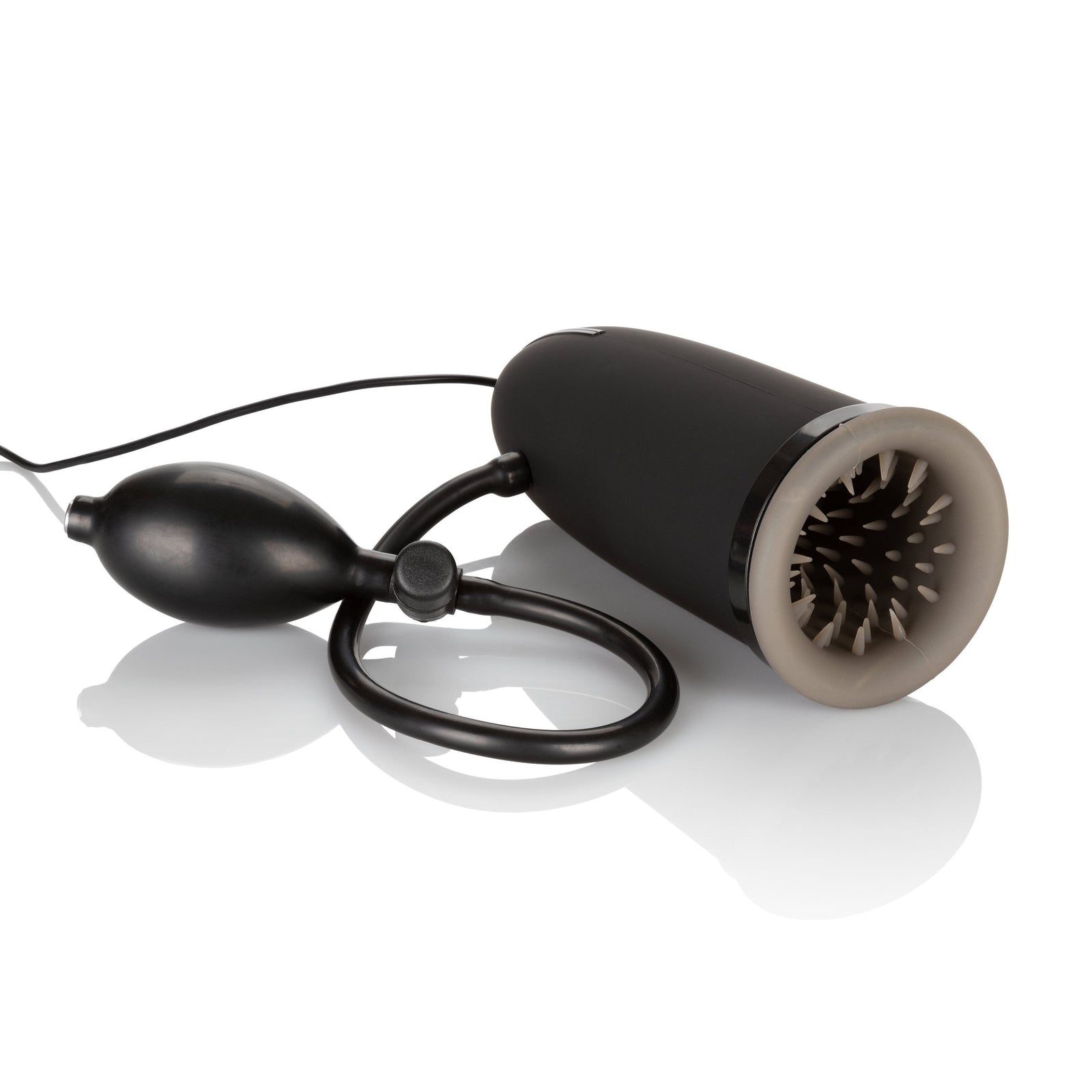 California Exotics - Silicone Executive Oro Stimulator Mastubrator Mouth (Black) Masturbator Mouth (Vibration) Non Rechargeable Singapore