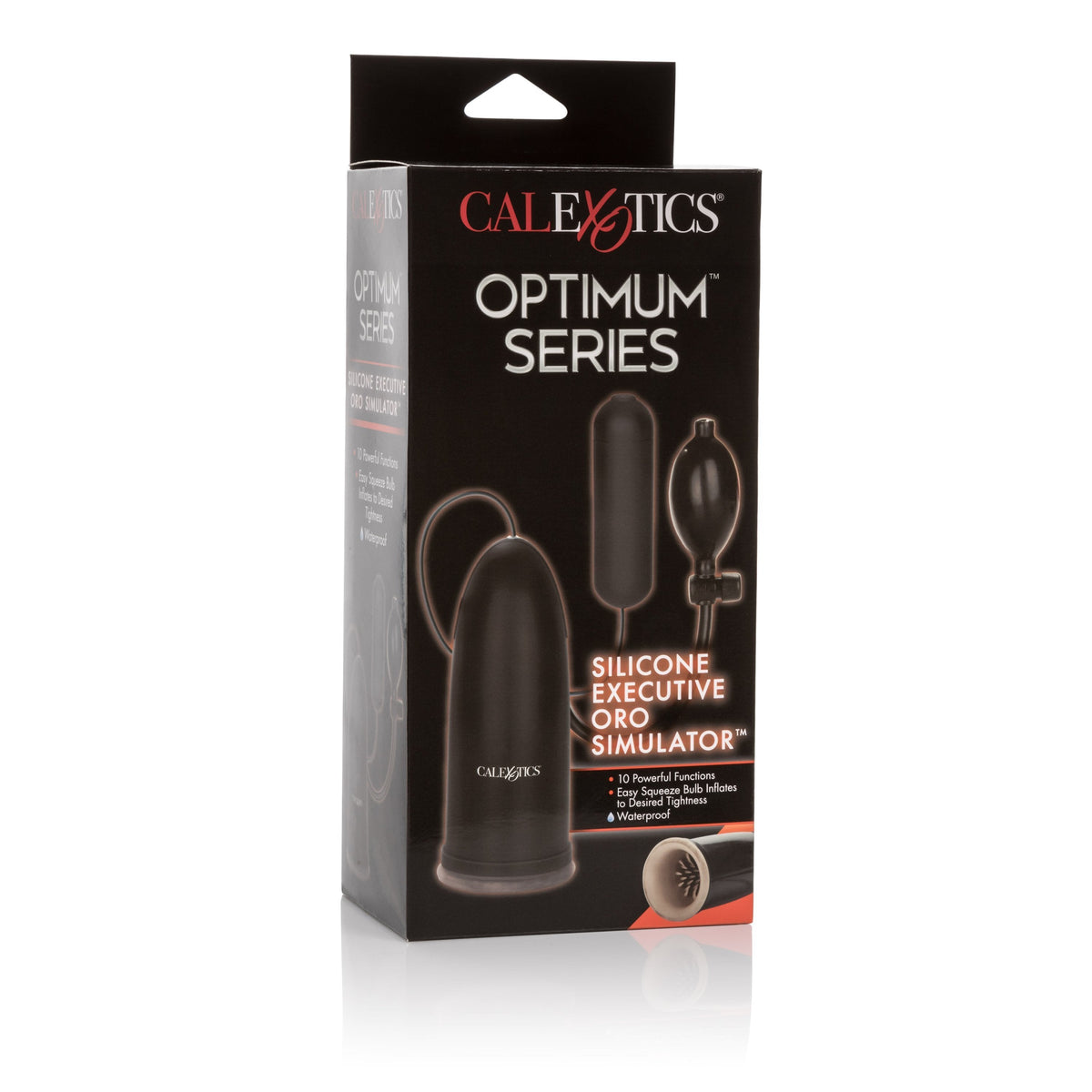 California Exotics - Silicone Executive Oro Stimulator Mastubrator Mouth (Black) Masturbator Mouth (Vibration) Non Rechargeable Singapore