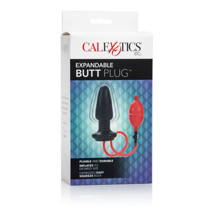California Exotics - Expandable Butt Plug (Black) Expandable Anal Plug (Non Vibration) Singapore