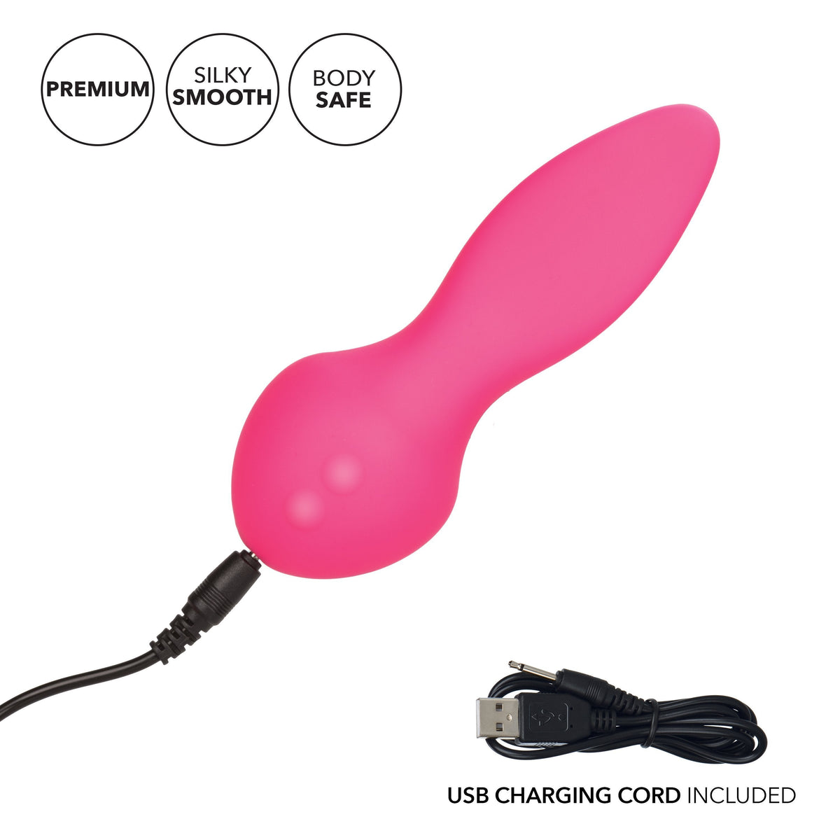 California Exotics - Mini Marvels Silicone Marvelous Flicker Clit Massager (Pink) Clit Massager (Vibration) Rechargeable Singapore