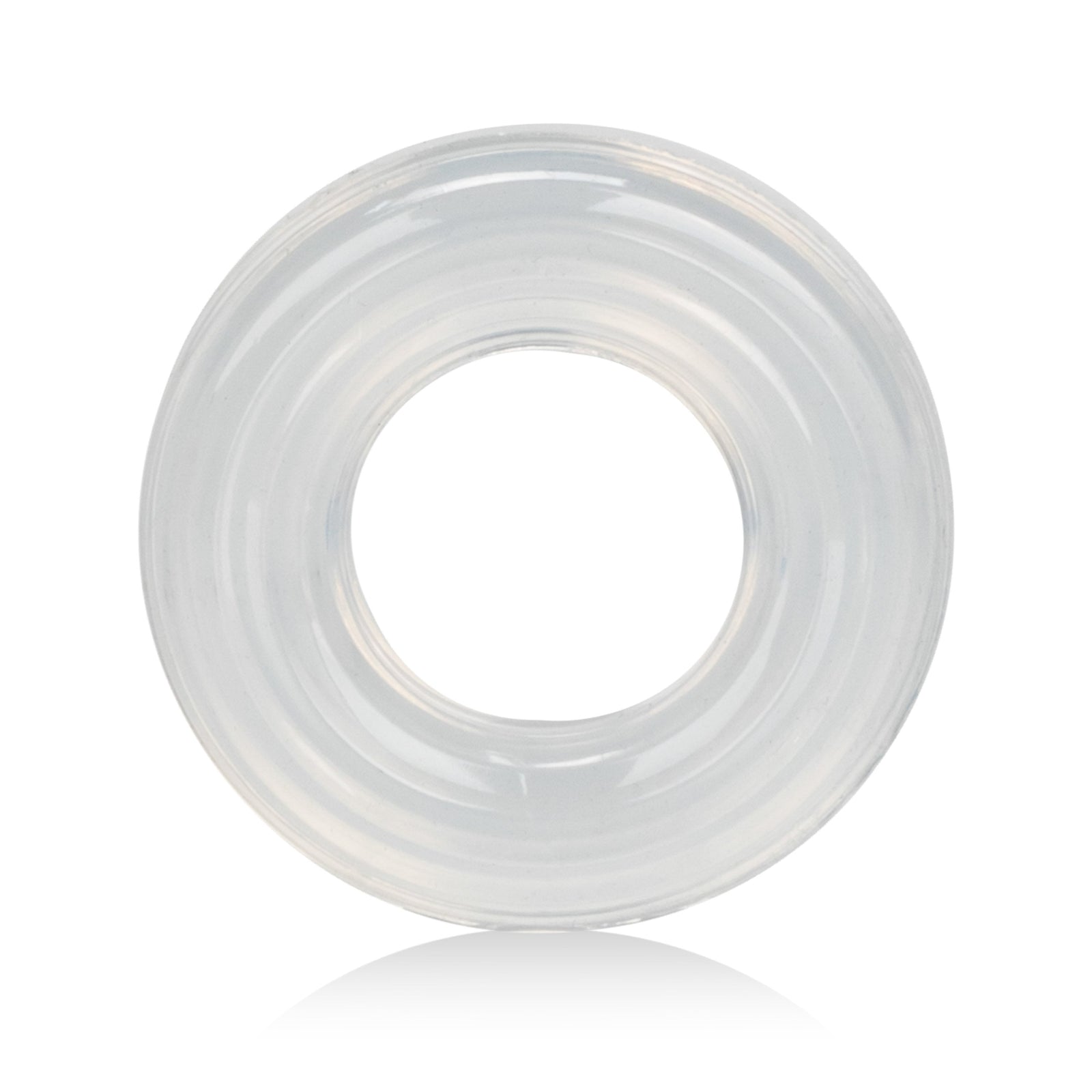 California Exotics - Premium Silicone Cock Ring Large (Clear) Silicone Cock Ring (Non Vibration) Singapore