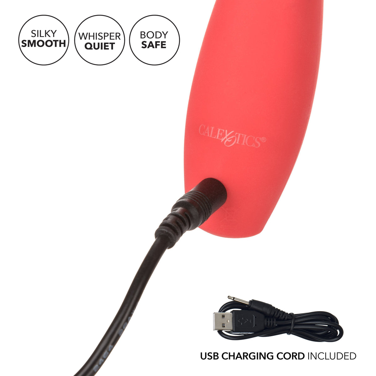 California Exotics - Red Hot Ember Rechargeable Clit Massager (Red) Clit Massager (Vibration) Rechargeable Singapore