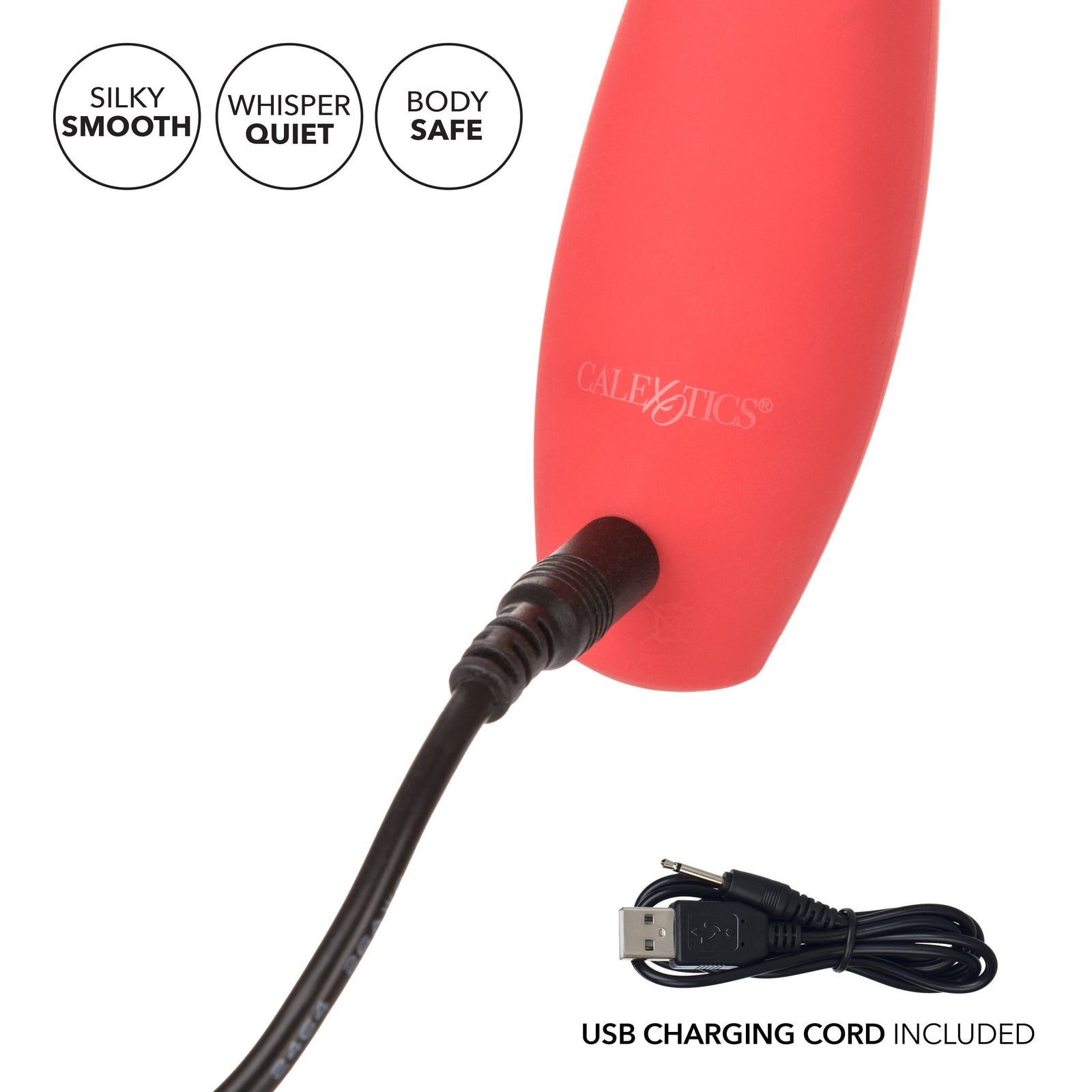 California Exotics - Red Hot Flare Rechargeable Clit Massager (Red) Clit Massager (Vibration) Rechargeable Singapore