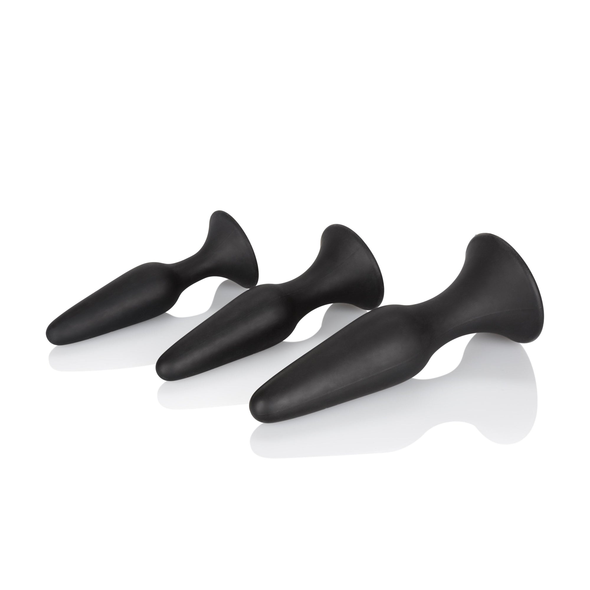 California Exotics - Silicone Anal Trainer Kit (Black) Anal Kit (Non Vibration) Singapore