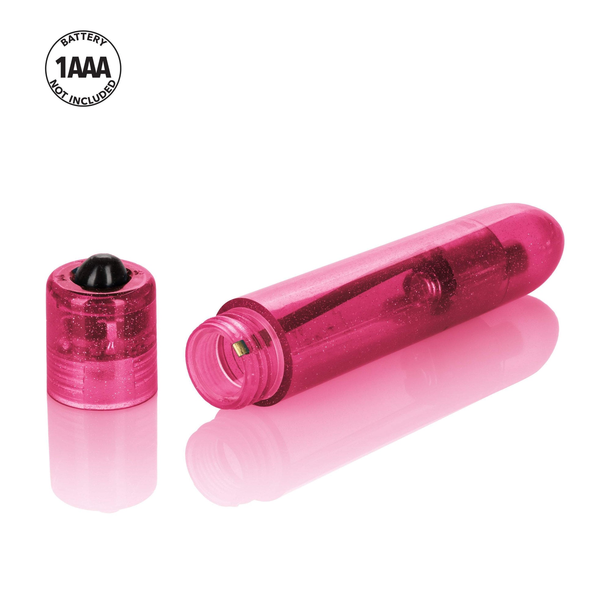California Exotics - Shane's World Sparkle Bullet Vibrator (Pink) Bullet (Vibration) Non Rechargeable