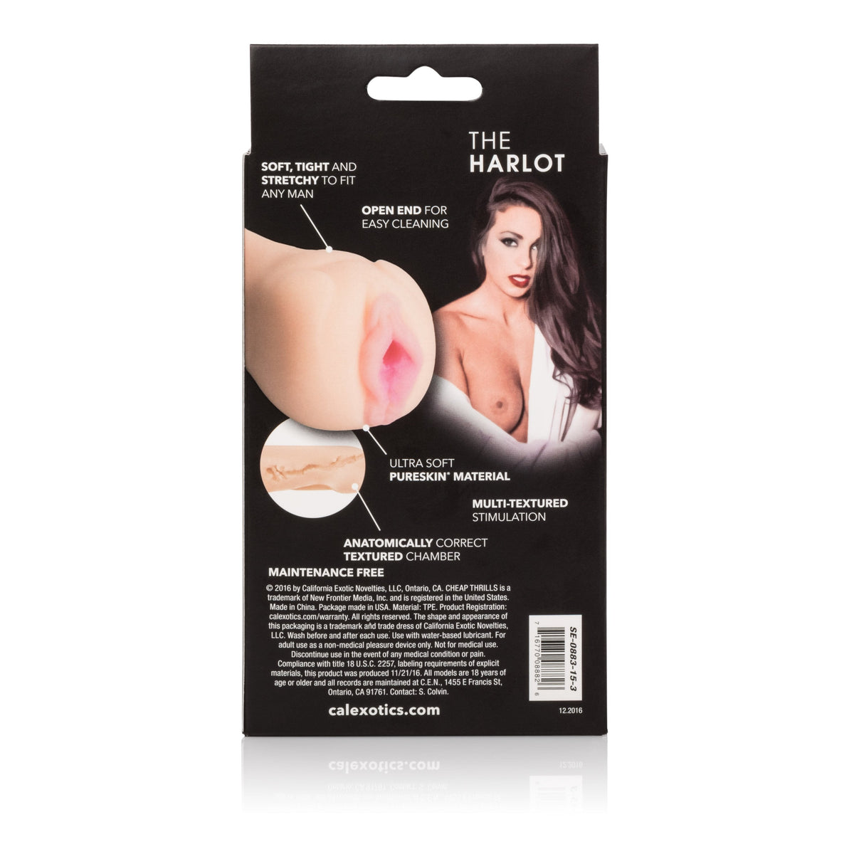 California Exotics - Cheap Thrills The Harlot Masturbator (Beige) Masturbator Vagina (Non Vibration) Singapore