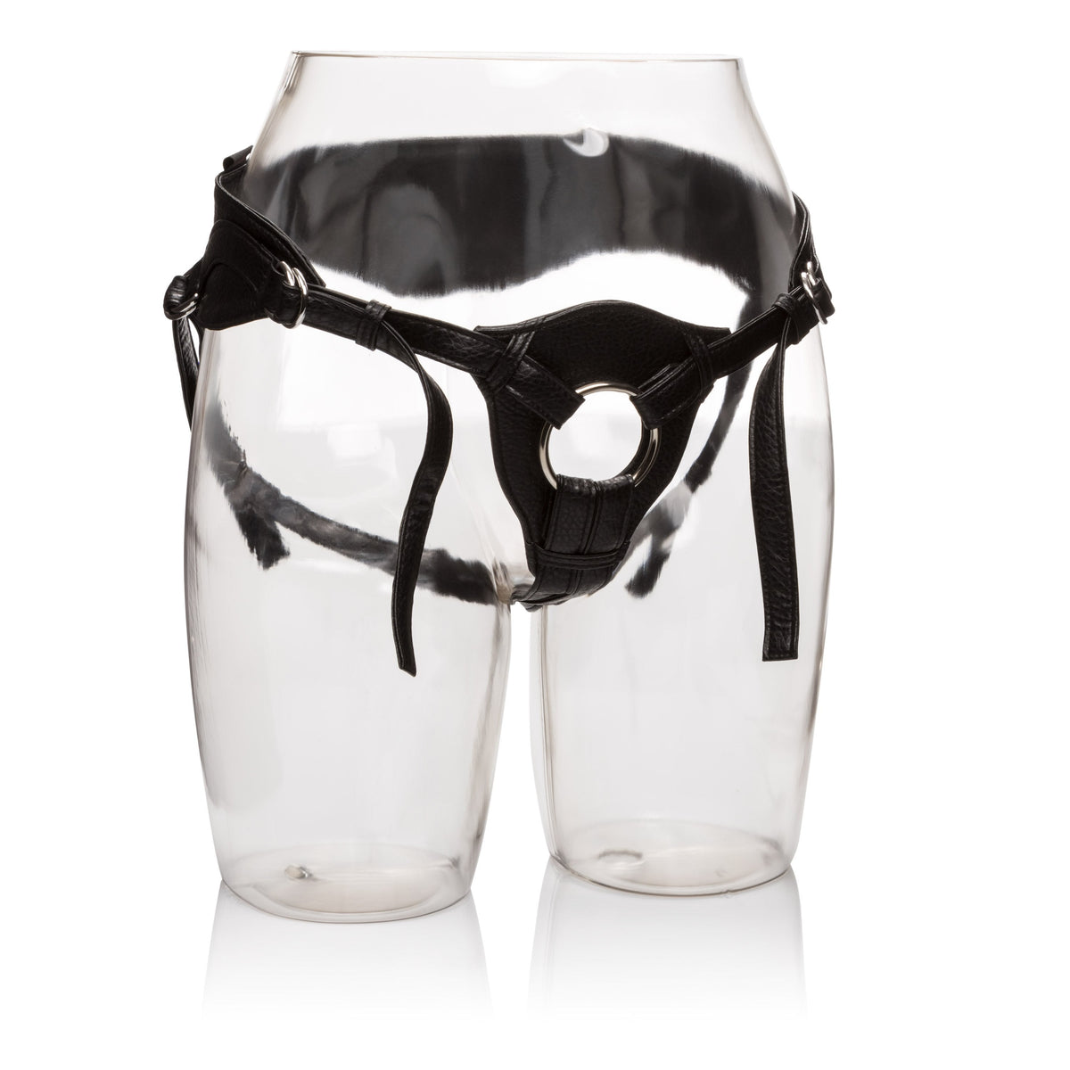 California Exotics - Her Royal Harness The Queen Strap On (Black) Strap On w/o Dildo Singapore