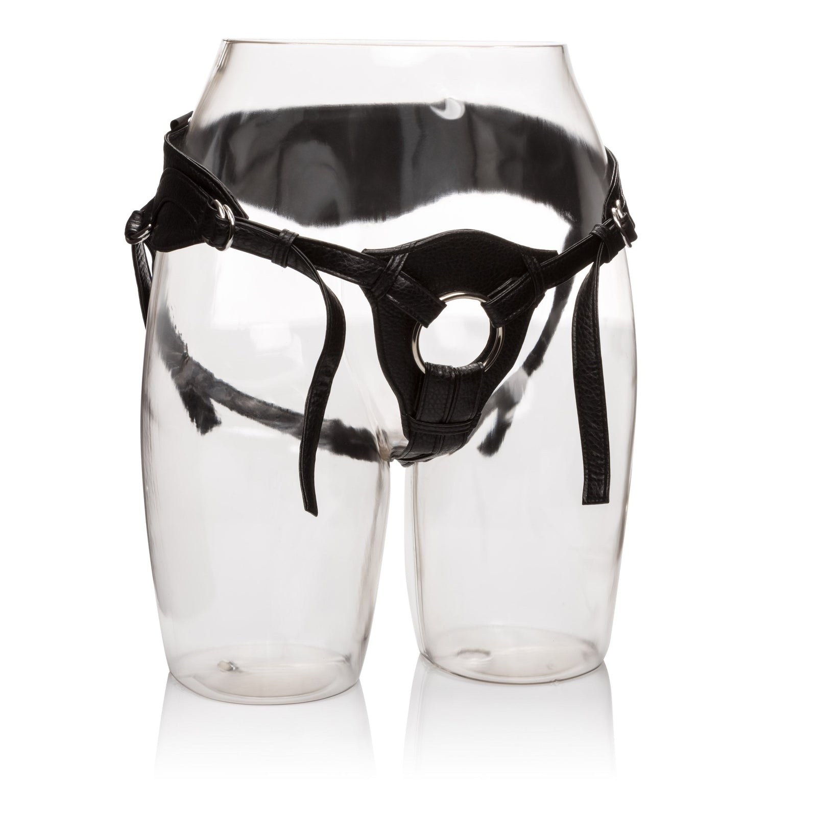 California Exotics - Her Royal Harness The Queen Strap On (Black) Strap On w/o Dildo Singapore