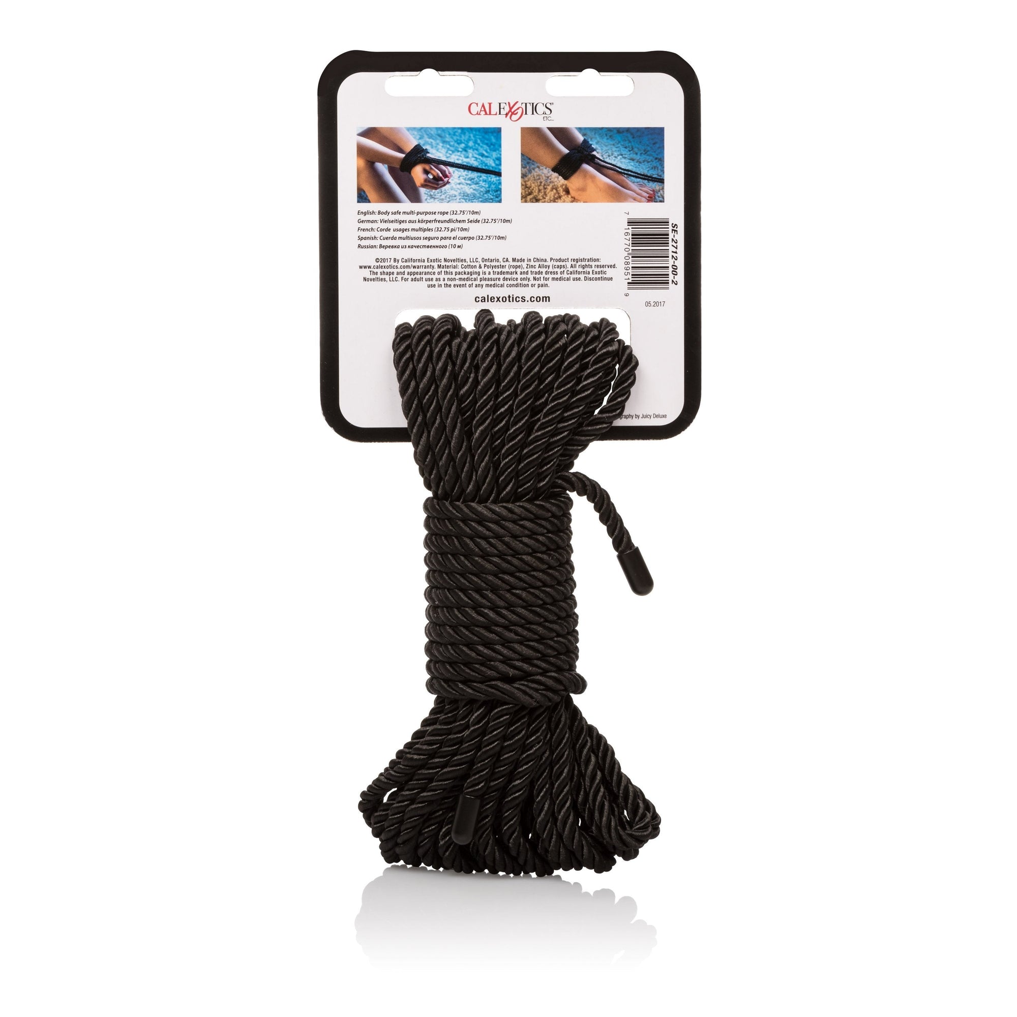 California Exotics - Scandal BDSM Rope (Black) Rope Singapore