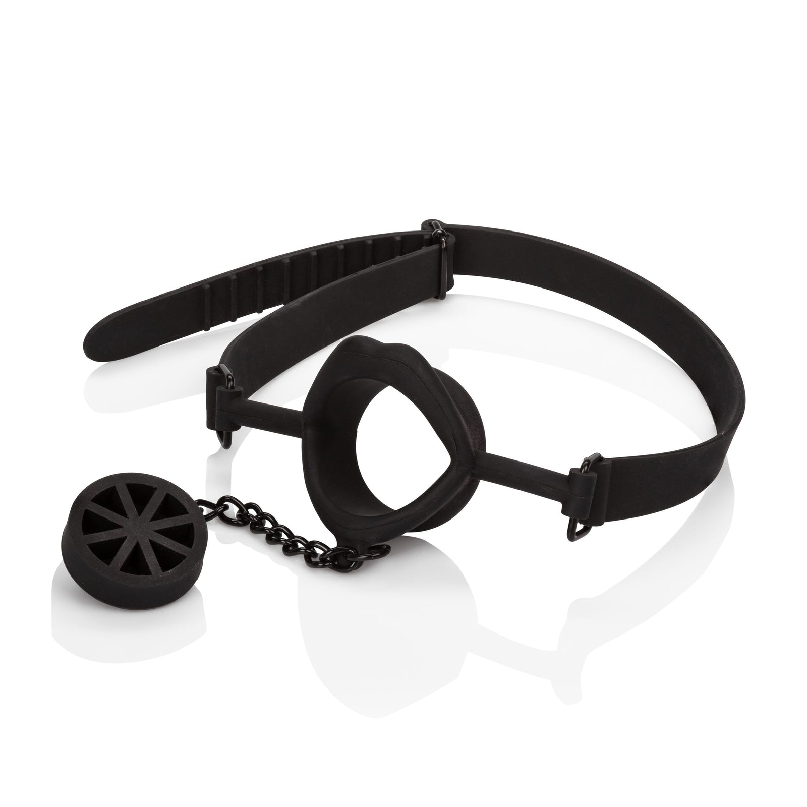 California Exotics - Scandal Silicone Stopper Gag (Black) Ball Gag Singapore